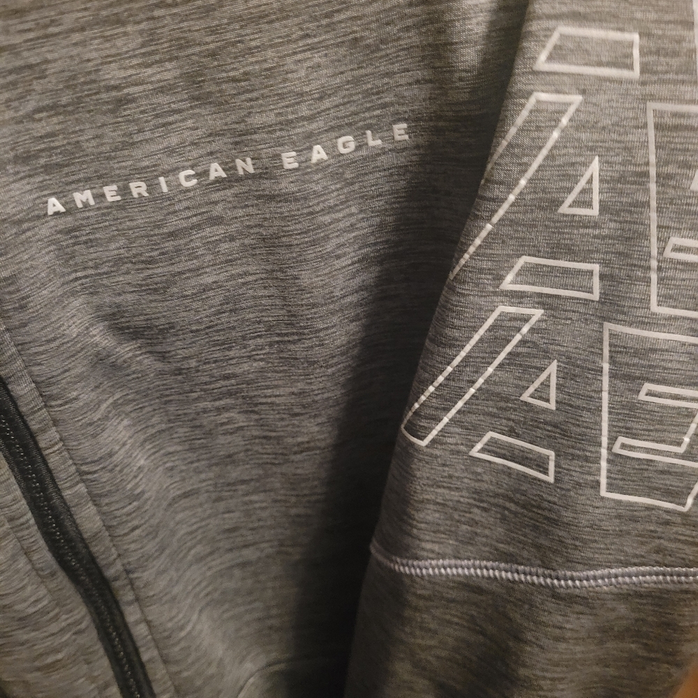 Mens American Eagle Zip Up Hoodie - L